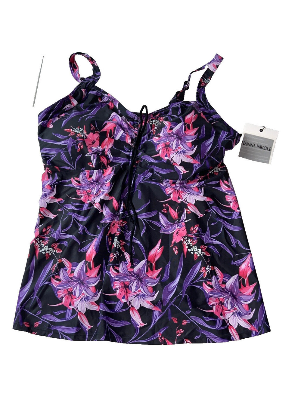 Hanna Nikole Tankini Swimsuit Top 22w Womens